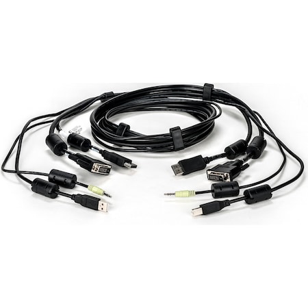 Vertiv Cable Assembly, 1-Dvi-D/1-Displayport/1- CBL0178